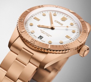 Oris Divers Sixty-Five Cotton Candy "White Star" : une jolie "bronzo" avec cadran blanc