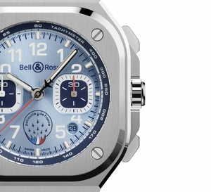 Bell &amp; Ross BR-05 Patrouille de France : un cadran bleu comme les combinaisons des pilotes