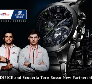 Formule 1 : Casio Edifice partenaire de Toro Rosso