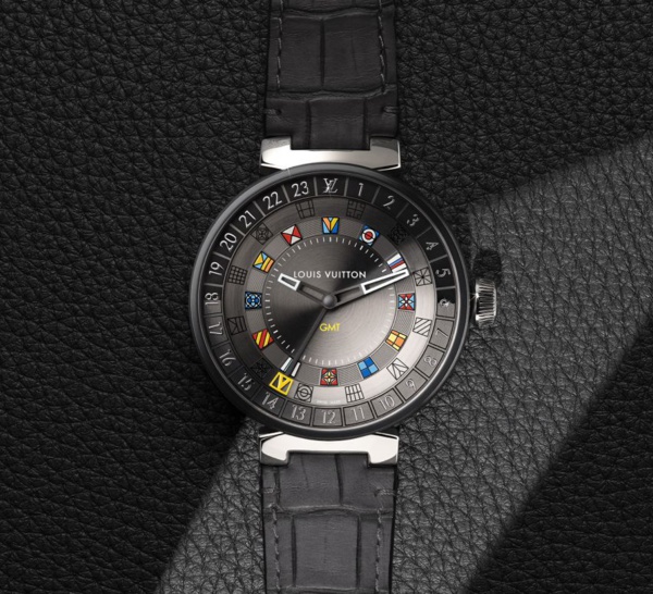 Bracelet de montre Tambour en cuir Monogram vernis  Joaillerie de luxe   Femme R15223  LOUIS VUITTON
