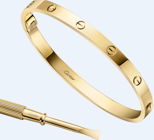 Cartier : variations autour du bracelet Love qui peut désormais se retirer tout seul...