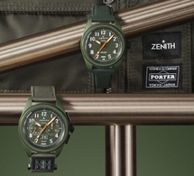 Zenith : collaboration avec Porter pour deux Pilot en céramique kaki