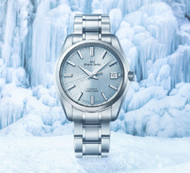 Grand Seiko : une seconde création Hi-Beat au cadran inspiré d'une cascade de glace